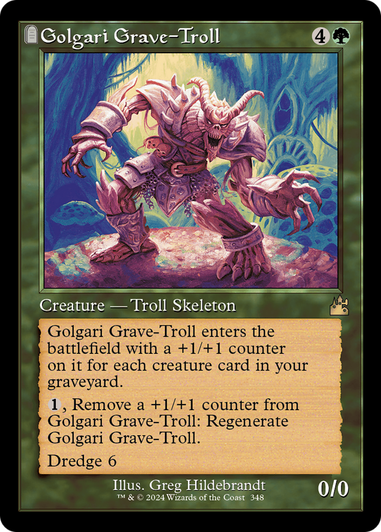 Golgari Grave-Troll (Retro Frame) [Ravnica Remastered] | Dumpster Cat Games