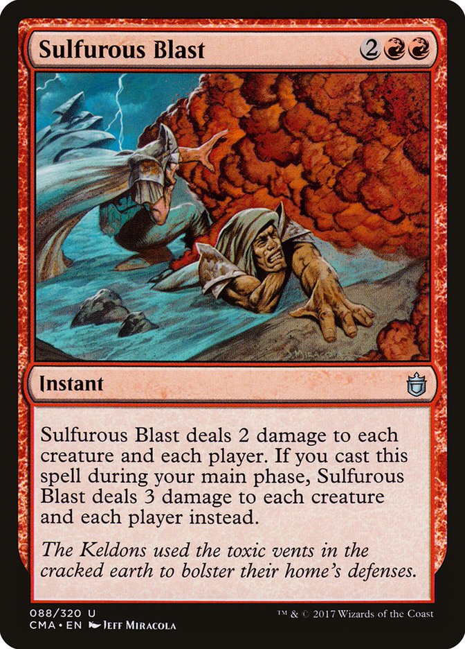 Sulfurous Blast [Commander Anthology] | Dumpster Cat Games