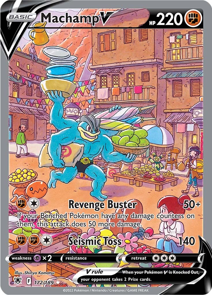 Machamp V (172/189) [Sword & Shield: Astral Radiance] | Dumpster Cat Games