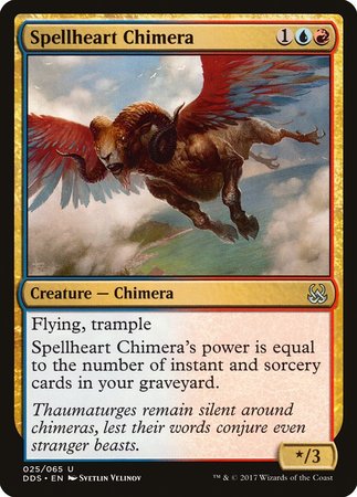 Spellheart Chimera [Duel Decks: Mind vs. Might] | Dumpster Cat Games