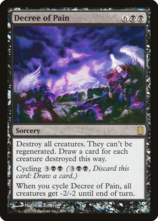 Decree of Pain [Commander's Arsenal] | Dumpster Cat Games