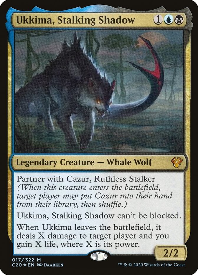 Ukkima, Stalking Shadow [Commander 2020] | Dumpster Cat Games