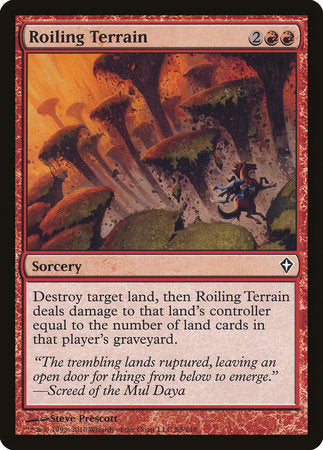 Roiling Terrain [Worldwake] | Dumpster Cat Games
