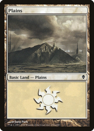 Plains (231a) [Zendikar] | Dumpster Cat Games