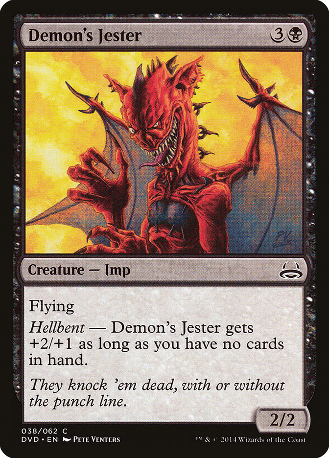 Demon's Jester (Divine vs. Demonic) [Duel Decks Anthology] | Dumpster Cat Games