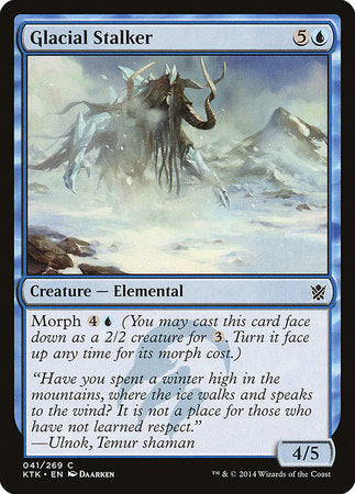 Glacial Stalker [Khans of Tarkir] | Dumpster Cat Games