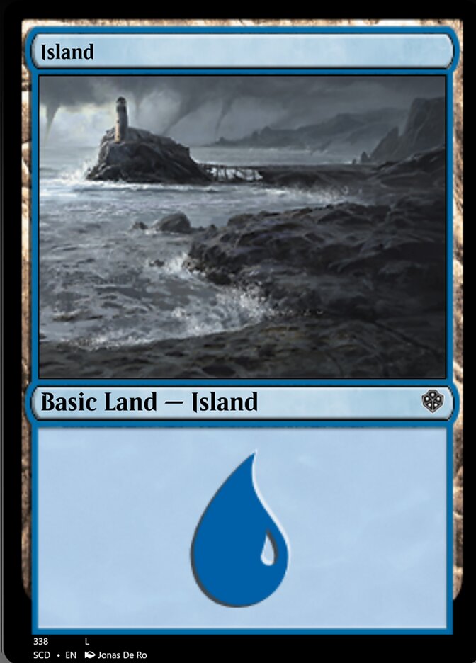 Island (338) [Starter Commander Decks] | Dumpster Cat Games