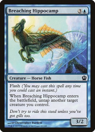 Breaching Hippocamp [Theros] | Dumpster Cat Games