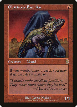 Obstinate Familiar [Odyssey] | Dumpster Cat Games