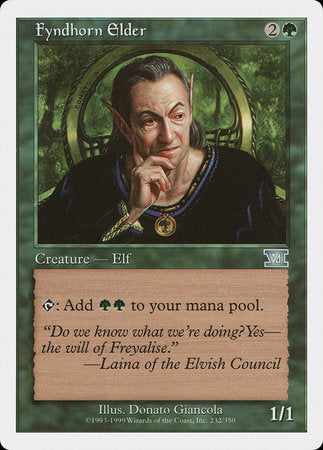 Fyndhorn Elder [Classic Sixth Edition] | Dumpster Cat Games