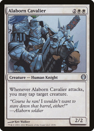 Alaborn Cavalier [Duel Decks: Knights vs. Dragons] | Dumpster Cat Games