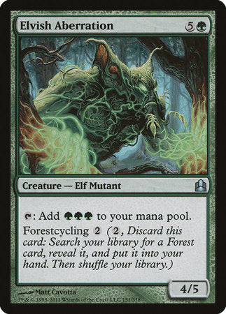 Elvish Aberration [Commander 2011] | Dumpster Cat Games
