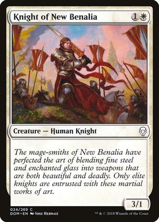 Knight of New Benalia [Dominaria] | Dumpster Cat Games