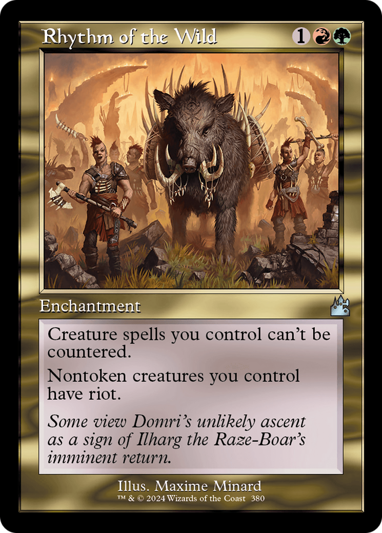Rhythm of the Wild (Retro Frame) [Ravnica Remastered] | Dumpster Cat Games