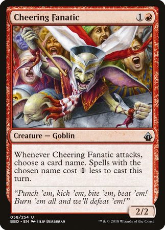 Cheering Fanatic [Battlebond] | Dumpster Cat Games