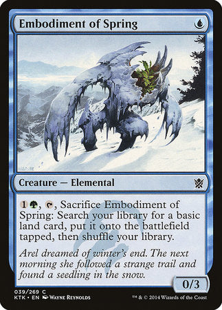 Embodiment of Spring [Khans of Tarkir] | Dumpster Cat Games