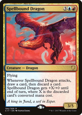 Spellbound Dragon [Commander 2017] | Dumpster Cat Games