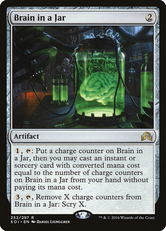 Brain in a Jar [Shadows over Innistrad] | Dumpster Cat Games