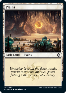 Plains (265) [Dungeons & Dragons: Adventures in the Forgotten Realms] | Dumpster Cat Games