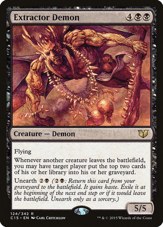 Extractor Demon [Commander 2015] | Dumpster Cat Games