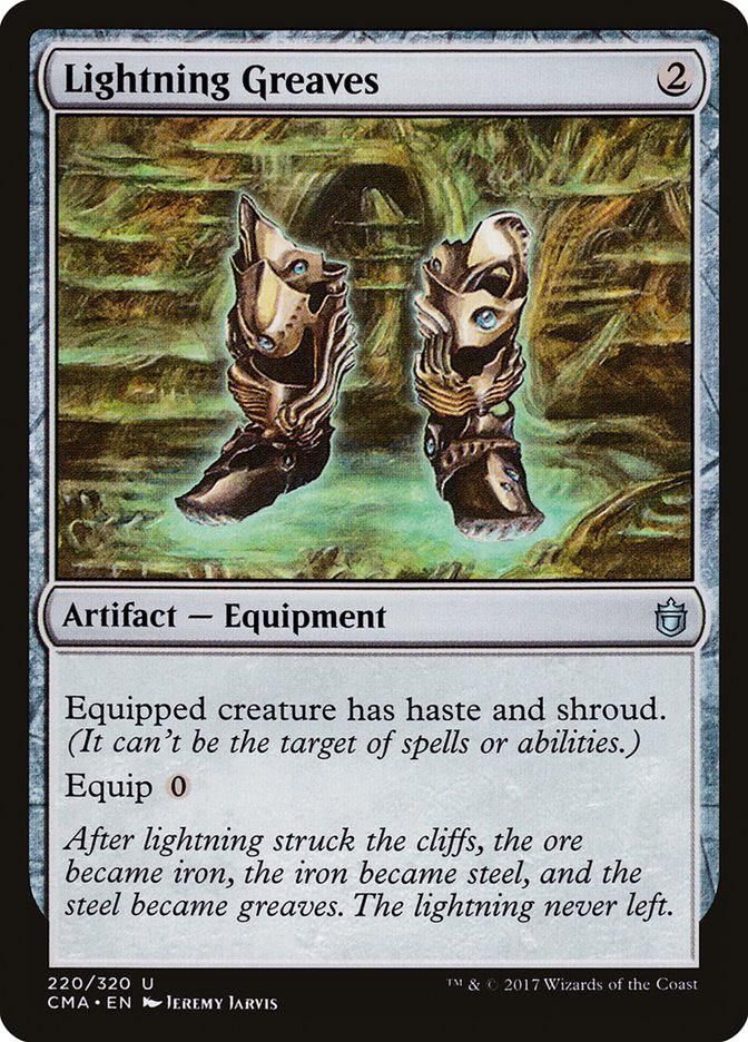Lightning Greaves [Commander Anthology] | Dumpster Cat Games