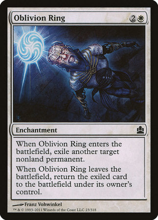 Oblivion Ring [Commander 2011] | Dumpster Cat Games