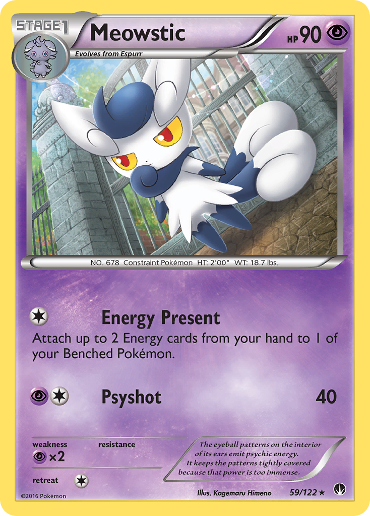 Meowstic (59/122) [XY: BREAKpoint] | Dumpster Cat Games