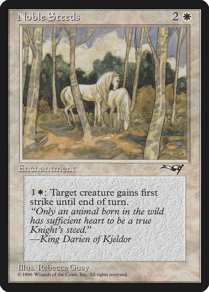 Noble Steeds (Grazing) [Alliances] | Dumpster Cat Games
