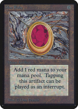 Mox Ruby [Limited Edition Alpha] | Dumpster Cat Games