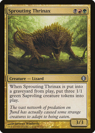 Sprouting Thrinax [Shards of Alara] | Dumpster Cat Games