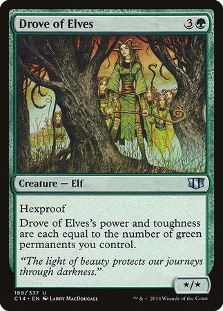 Drove of Elves [Commander 2014] | Dumpster Cat Games