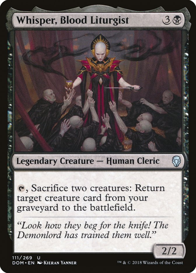 Whisper, Blood Liturgist [Dominaria] | Dumpster Cat Games