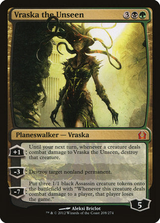 Vraska the Unseen [Return to Ravnica] | Dumpster Cat Games