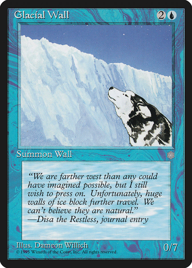 Glacial Wall [Ice Age] | Dumpster Cat Games