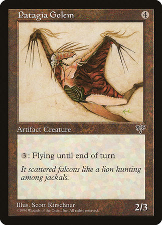 Patagia Golem [Mirage] | Dumpster Cat Games
