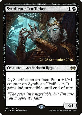 Syndicate Trafficker [Kaladesh Promos] | Dumpster Cat Games