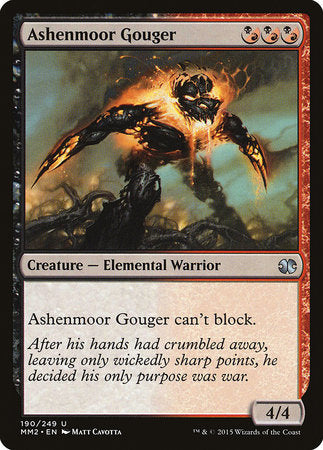 Ashenmoor Gouger [Modern Masters 2015] | Dumpster Cat Games