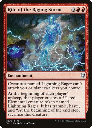 Rite of the Raging Storm [Commander Anthology Volume II] | Dumpster Cat Games