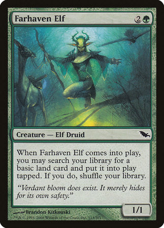 Farhaven Elf [Shadowmoor] | Dumpster Cat Games