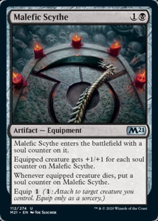 Malefic Scythe [Core Set 2021] | Dumpster Cat Games