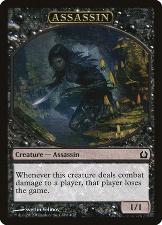 Assassin Token [Return to Ravnica Tokens] | Dumpster Cat Games