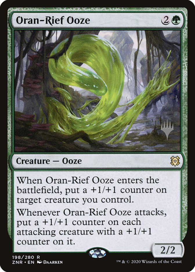 Oran-Rief Ooze (Promo Pack) [Zendikar Rising Promos] | Dumpster Cat Games