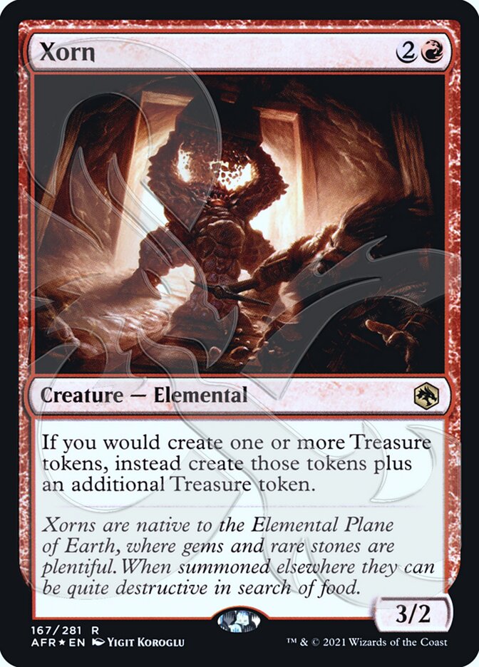 Xorn (Ampersand Promo) [Dungeons & Dragons: Adventures in the Forgotten Realms Promos] | Dumpster Cat Games