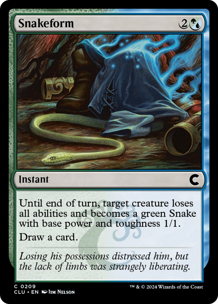 Snakeform [Ravnica: Clue Edition] | Dumpster Cat Games