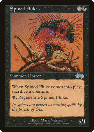 Spined Fluke [Urza's Saga] | Dumpster Cat Games