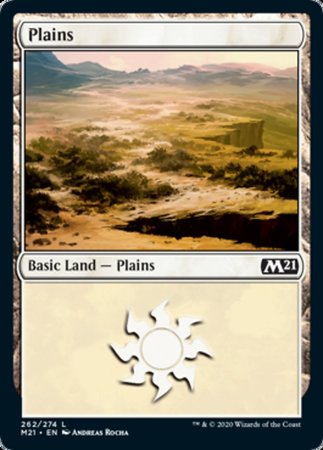 Plains (262) [Core Set 2021] | Dumpster Cat Games