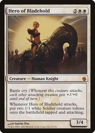 Hero of Bladehold [Mirrodin Besieged] | Dumpster Cat Games