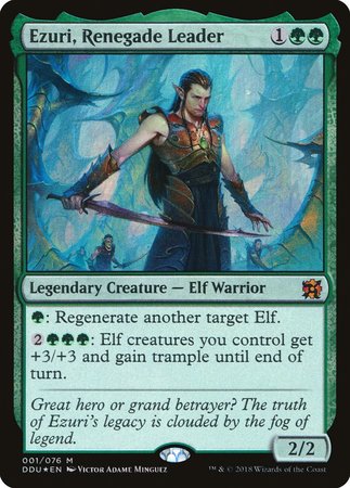 Ezuri, Renegade Leader [Duel Decks: Elves vs. Inventors] | Dumpster Cat Games