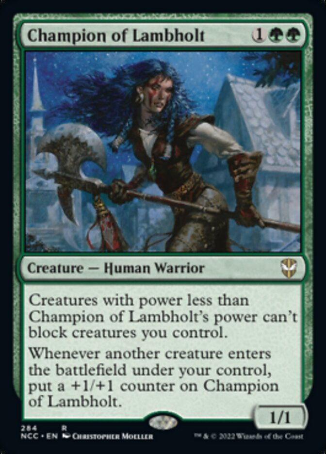 Champion of Lambholt [Streets of New Capenna Commander] | Dumpster Cat Games
