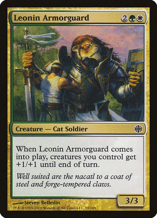 Leonin Armorguard [Alara Reborn] | Dumpster Cat Games